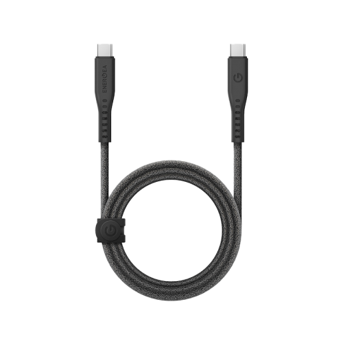 كابل Energea Flow USB-C إلى USB-C بسرعة 480 ميجابت في الثانية بطول 3 متر - أسود