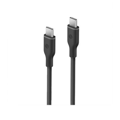 كابل Bazic GoCharge Weave USB-C إلى USB-C 480Mbps 60W بطول 1.5 متر - أسود