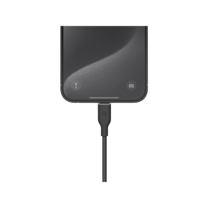 كابل Bazic GoCharge Weave USB-C إلى USB-C 480Mbps 60W بطول 1.5 متر - أسود
